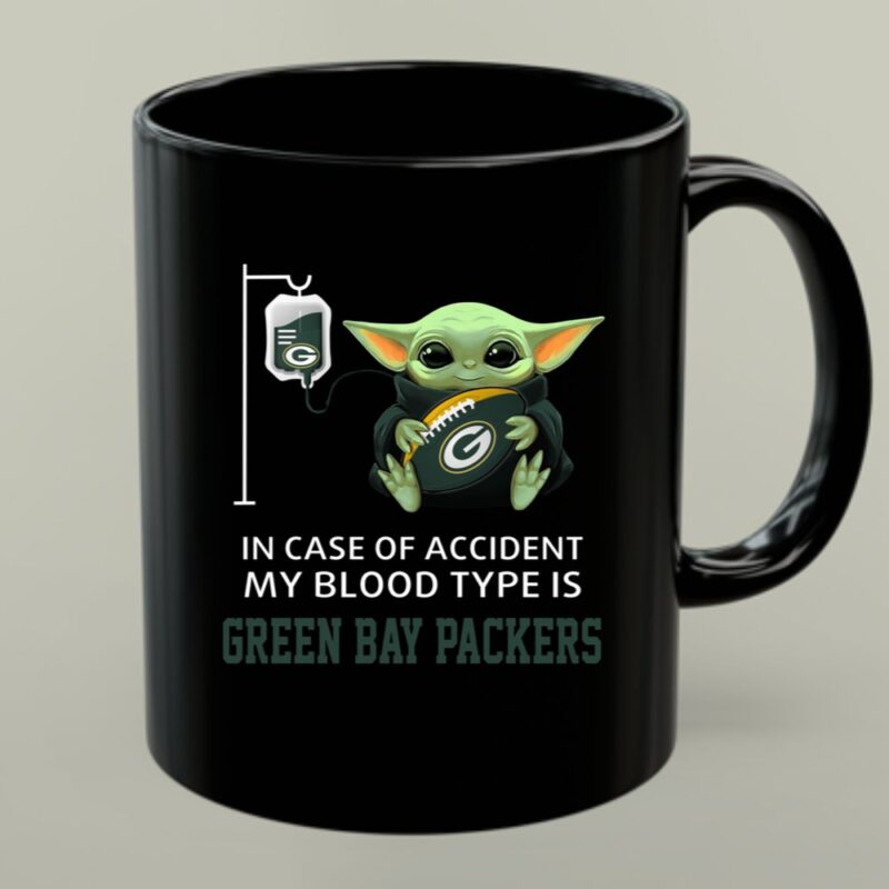 Green Bay Packers Baby Yoda In Case Of Accident My Blood Type Is 1 mug.jpg