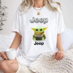 Grogu Hug Jeep Green Baby Yoda Holding 1 T Shirt.jpg