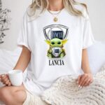 Grogu Hug Lancia Logo Baby Yoda Fan 1 T Shirt.jpg