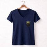 Grogu Pocket Mandalorian 5 Womens V Neck.jpg