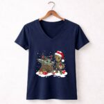 Grogu and Groot Christmas 5 Womens V Neck.jpg