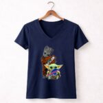 Groot HD Baby Yoda Hug Logo Buffalo Bills 9 Womens V Neck.jpg
