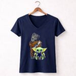Groot-HD-Dallas-Cowboys-Baby-Yoda-9-Womens-V-Neck