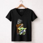 Groot-HD-Seattle-Seahawks-Baby-Yoda-5-Womens-V-Neck