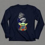 Groot-Holding-Cowboys-Football-With-Baby-Yoda-Wearing-Gators-Hoodie-9-Long-Sleeves