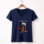 Groot Play For Los Angeles Lakers 9 Womens V Neck.jpg