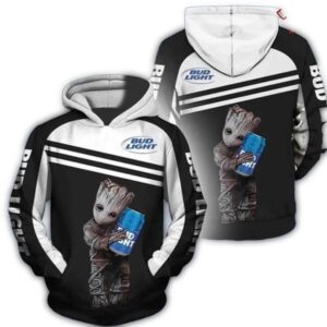 Groot Star Wars Hug Bud Light 3D Hoodie 1.jpg