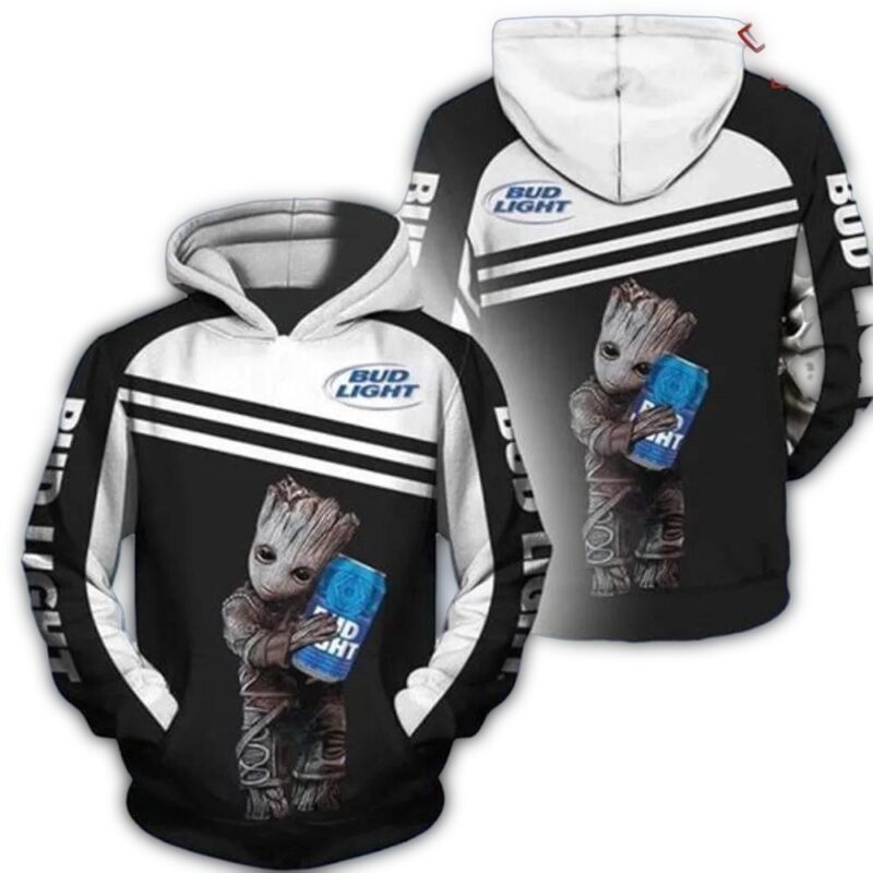 Groot Star Wars Hug Bud Light 3D Hoodie 1.jpg