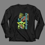 Groot and Baby Yoda Miami Dolphins Football Fan 4 Long Sleeves.jpg