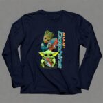 Groot and Baby Yoda Miami Dolphins Football Fan 9 Long Sleeves.jpg