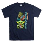 Groot and Baby Yoda Miami Dolphins Football Fan 9 T Shirt.jpg