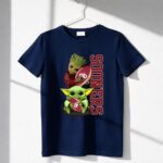 Groot and Baby Yoda Oklahoma Sooners Football 6 T Shirt.jpg