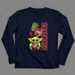 Groot and Baby Yoda Oklahoma Sooners Football 9 Long Sleeves.jpg
