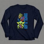 Grzd Buffalo Bills Baby Groot and Baby Yoda Football 9 Long Sleeves.jpg