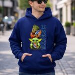 Grzd Denver Broncos Groot And Baby Yoda Holding Broncos Football 2 Hoodie.jpg