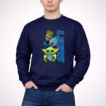 Grzd Detroit Lions Baby Groot and Baby Yoda with Football 3 Sweatshirt.jpg