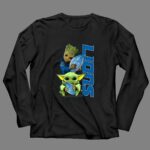 Grzd Detroit Lions Baby Groot and Baby Yoda with Football 4 Long Sleeves.jpg