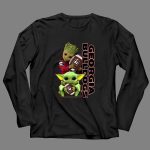 Grzd Georgia Bulldogs Star Wars and Groot Football Crossover 4 Long Sleeves.jpg