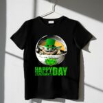 HAPPY-ST-PATRICKS-DAY-BABY-YODA-SHAMROCK-HAT-HEART-6-T-Shirt