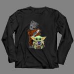 HD Groot And Baltimore Ravens Baby Yoda 4 Long Sleeves.jpg