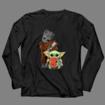 HD Groot Baby Yoda Cleveland Browns Football 4 Long Sleeves.jpg