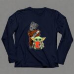 HD Groot Baby Yoda Cleveland Browns Football 9 Long Sleeves.jpg