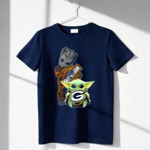 Hd Groot Green Bay Packers Baby Yoda Shirt