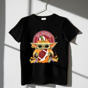 Halloween Pumpkin Baby Yoda Hug Oklahoma Sooners Football 1 T Shirt.jpg