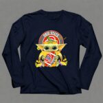 Halloween Pumpkin Ohio State Buckeyes Baby Yoda Hug Football 9 Long Sleeves.jpg