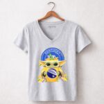 Halloween20Pumpkin20Baby20Yoda20Hug20Kentucky20Wildcats20Basketball 9 Womens V Neck 1.jpg