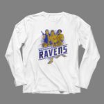 Han Solo Luke Skywalker and Leia Organa Baltimore Ravens 9 Long Sleeves.jpg