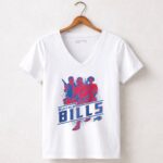 Han Solo Luke Skywalker and Leia Organa Rebel Star Wars Buffalo Bills 5 Womens V Neck.jpg