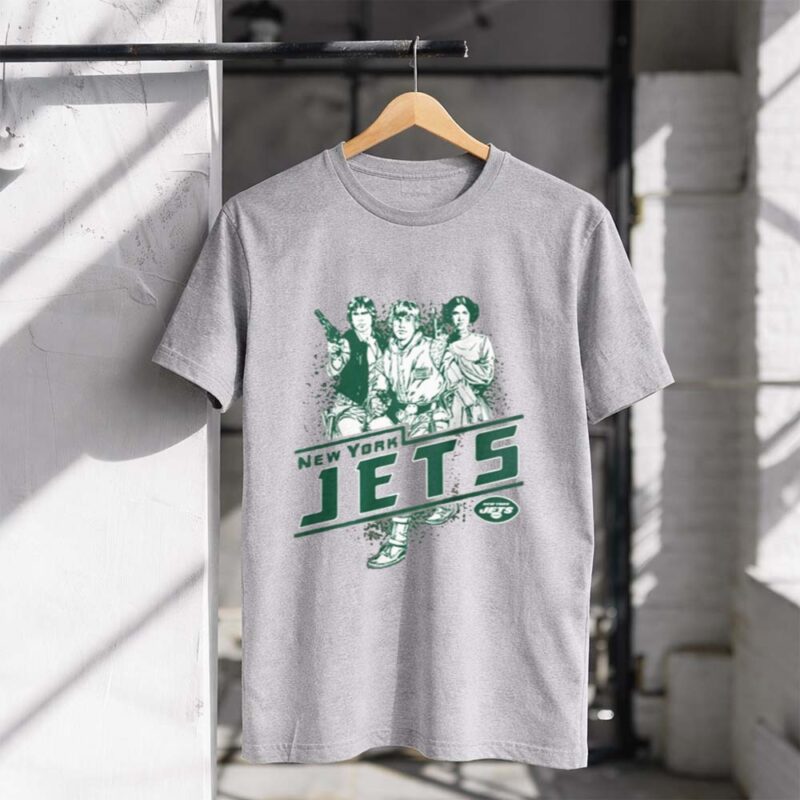 Han Solo Luke Skywalker and Leia Organa Rebels New York Jets 1 T Shirt.jpg
