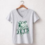 Han Solo Luke Skywalker and Leia Organa Rebels New York Jets 9 Womens V Neck.jpg