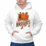 Han Solo Luke Skywalker and Leia Organa With Cleveland Browns 7 Hoodie.jpg