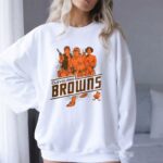 Han Solo Luke Skywalker and Leia Organa With Cleveland Browns 8 Sweatshirt.jpg