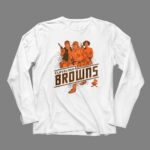 Han Solo Luke Skywalker and Leia Organa With Cleveland Browns 9 Long Sleeves.jpg