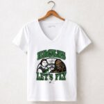 Han-Solo-and-Chewbacca-Star-Wars-Philadelphia-Eagles-lets-fly-5-Womens-V-Neck