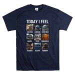 Happy Grogu Today I Feel Excited Curious Confused Happy Cute Powerful Scared Sleepy Hungry T Shirt 7.jpg