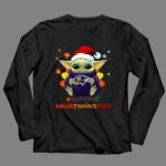 Happy Hallothanksmas Baltimore Ravens Baby Yoda 4 Long Sleeves.jpg