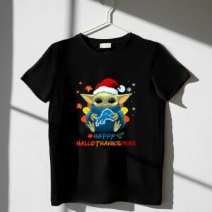Happy Hallothanksmas Detroit Lions Baby Yoda Holiday 1 T Shirt.jpg
