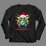 Happy Hallothanksmas Miami Dolphins Baby Yoda 4 Long Sleeves.jpg