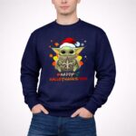 Happy Hallothanksmas New Orleans Saints Baby Yoda Holiday 3 Sweatshirt.jpg