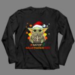 Happy Hallothanksmas New Orleans Saints Baby Yoda Holiday 4 Long Sleeves.jpg