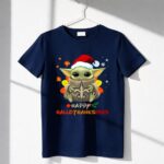 Happy Hallothanksmas New Orleans Saints Baby Yoda Holiday 6 T Shirt.jpg