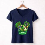 Happy-St-Patricks-Day-Groot-Gizmo-Stitch-Mandalorian-Baby-Yoda-Toothless-9-Womens-V-Neck