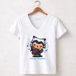 Hello Ahsoka Tano Lightsaber Star Wars 5 Womens V Neck.jpg