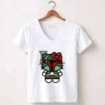 Hello Kitty Boba Fett Star Wars 5 Womens V Neck.jpg
