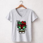 Hello Kitty Boba Fett Star Wars 9 Womens V Neck.jpg