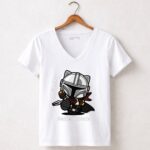 Hello Mandalorian Star Wars 5 Womens V Neck.jpg
